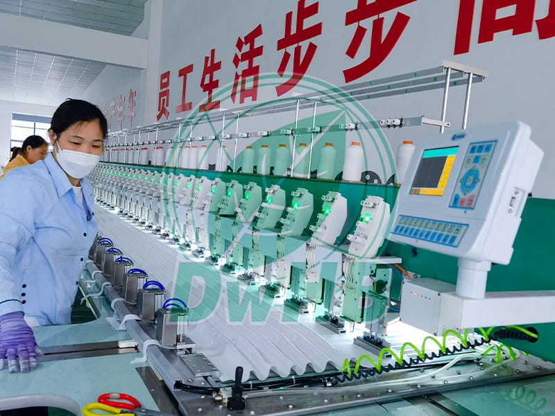 Jalur produksi tas lipit suhu tinggi